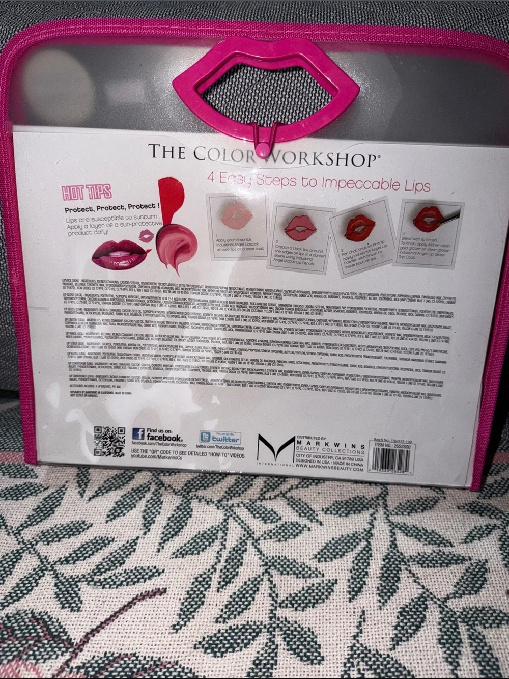 L'Amour 39-Piece Lip Set in Pink and Rose
